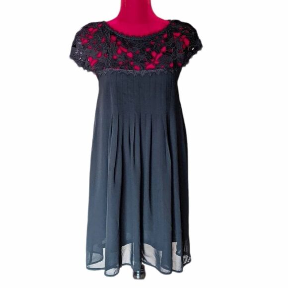 Altar'd State Black Lace Babydoll Dress Size Medium - Picture 1 of 7